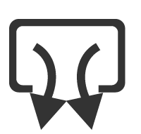 Top：1 adjustable airvent